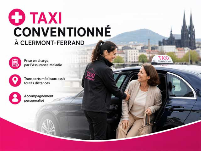 Taxi conventionné CPAM Clermont-Ferrand